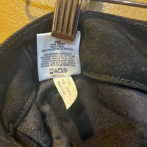 Express Distress Black Sequin High Rise Straight Ankle Jeans Women’s. Size 2R - Picture 2 of 10